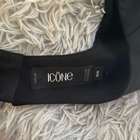 Icōne Women’s Stunning Little Black Dress with Peekaboo Back - Picture 4 of 5